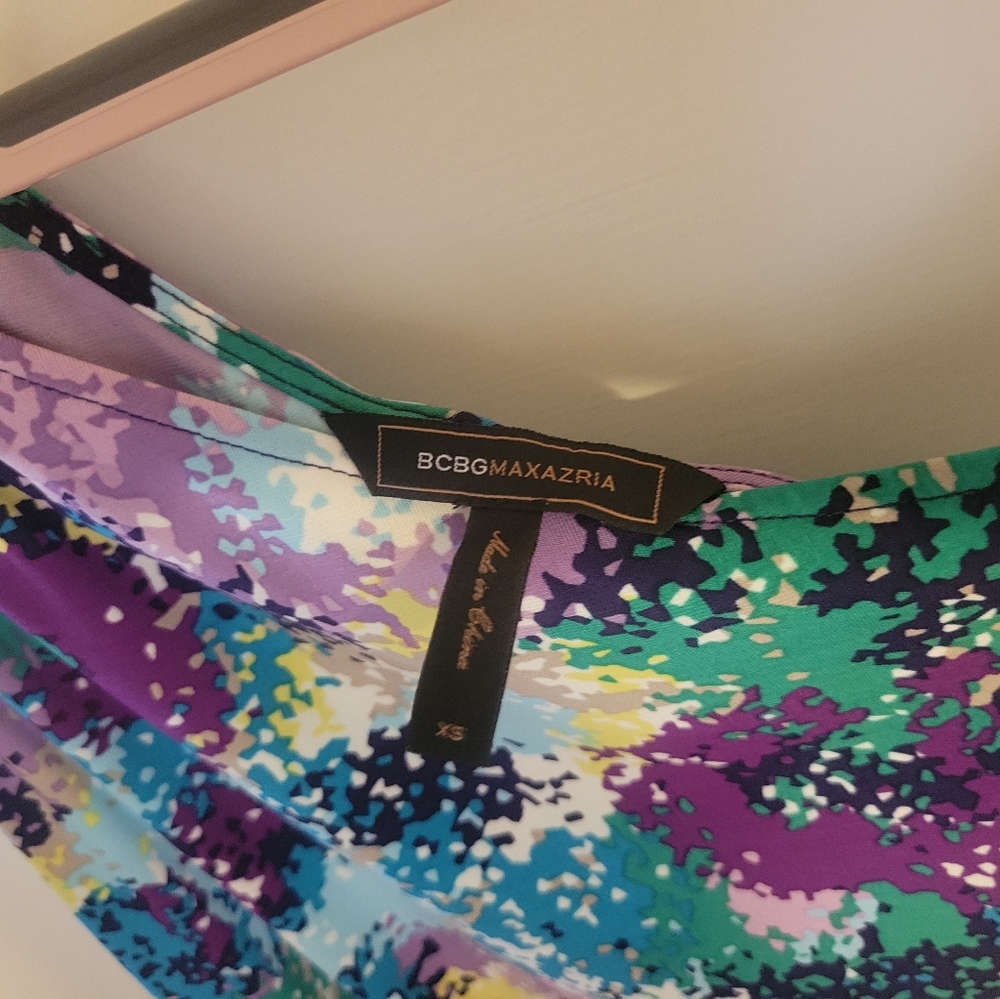 BCBG Max Azria floral dress size xs